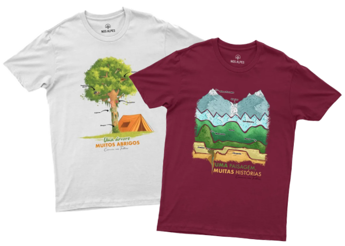 Camisas do Ciência nas Trilhas