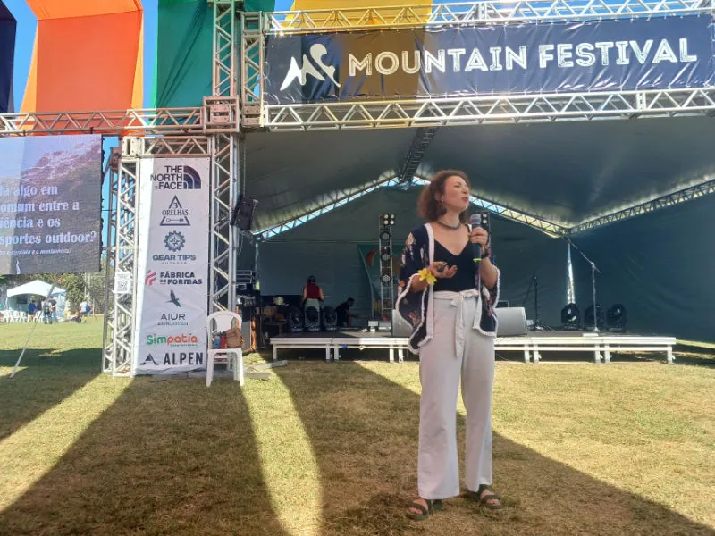 Palestra no Mountain Festival - São Bento do Sapucaí - SP